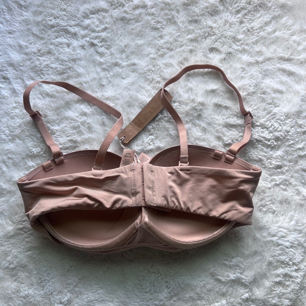 SKIMS Ultimate Bra Sand Multiway Push-Up Padded Seamless BA-BAN-9056 34C NEW - Picture 4 of 10